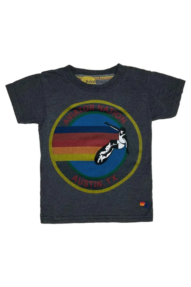 Kids Tees Aviator Nation Austin Tee 8211 Charcoal