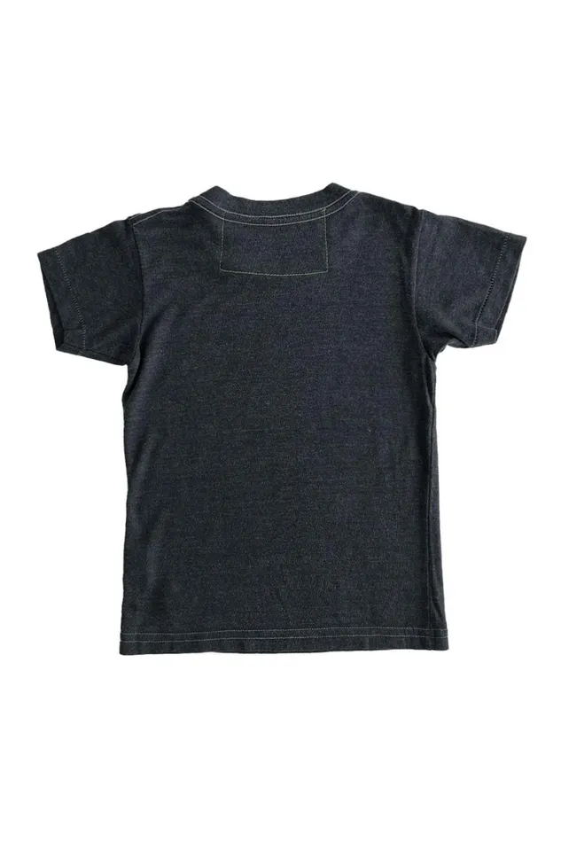 Kids Tees Aviator Nation Logo Tee 8211 Charcoal