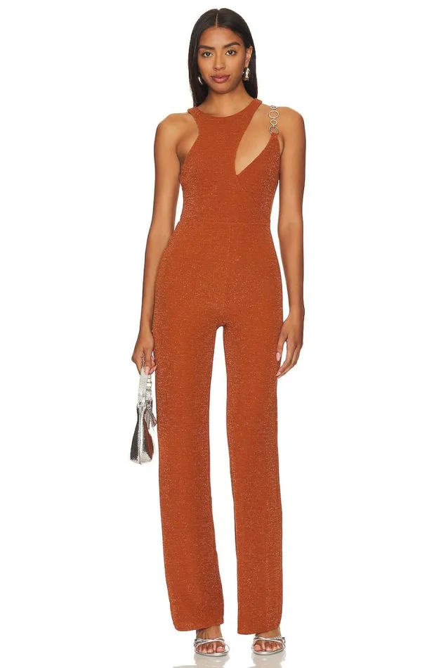 Kiki Jumpsuit Copper Women Lovers and Friends Jumpsuits