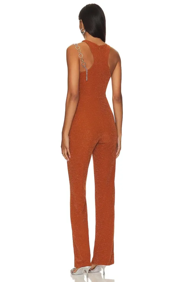 Kiki Jumpsuit Copper Women Lovers and Friends Jumpsuits