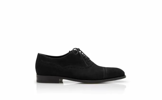 LaceUps Men Manolo Blahnik WITNEYBlack Suede Cap Toe Oxfords LaceUps Men Manolo Blahnik WITNEYBlack Suede Cap Toe Oxfords