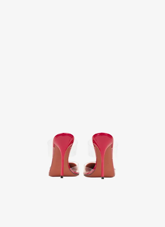 Lacquer Red LE CUR MULES IN PATENT CALFSKIN Women Alaa Mules Lacquer Red LE CUR MULES IN PATENT CALFSKIN Women Alaa Mules