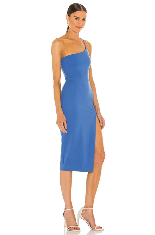 Lazo Midi Dress Cobalt Blue Women Lovers and Friends Dresses