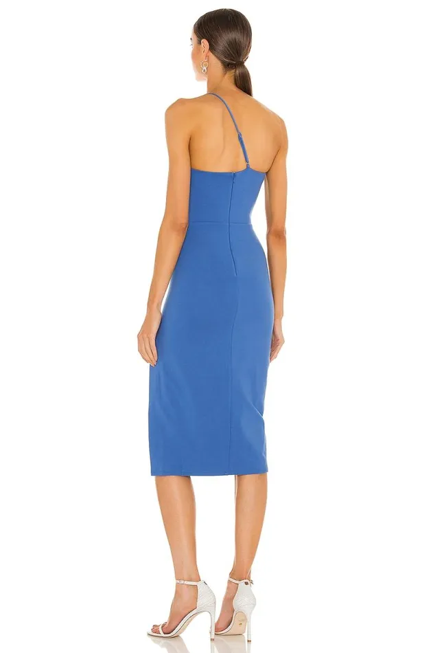 Lazo Midi Dress Cobalt Blue Women Lovers and Friends Dresses