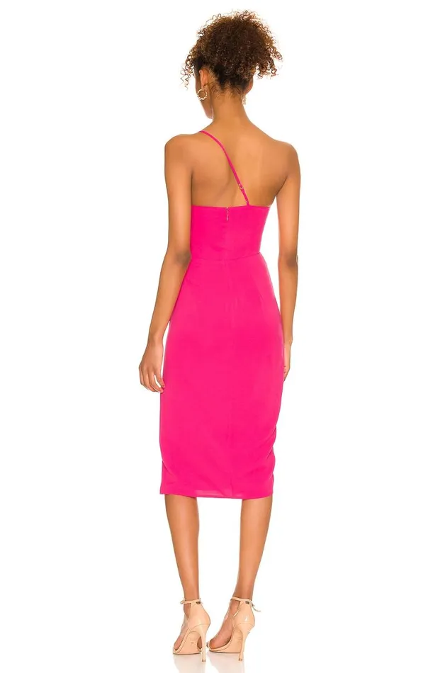 Lazo Midi Dress Hot Pink Women Lovers and Friends Dresses