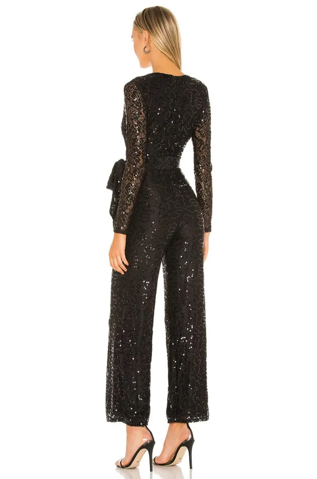 Leighton Jumpsuit Black Women Lovers and Friends Jumpsuits
