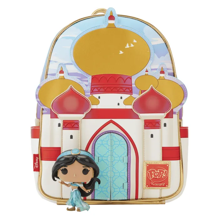 Limited Edition Bundle 8211 Aladdin 30th Anniversary Palace Mini Backpack And Pop Jasmine Diamond Unisex Loungefly Backpacks Limited Edition Bundle 8211 Aladdin 30th Anniversary Palace Mini Backpack And Pop Jasmine Diamond Unisex Loungefly Backpacks