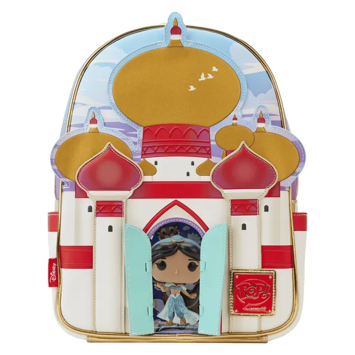 Limited Edition Bundle 8211 Aladdin 30th Anniversary Palace Mini Backpack And Pop Jasmine Diamond Unisex Loungefly Backpacks