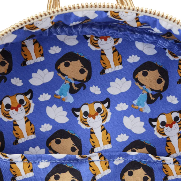 Limited Edition Bundle 8211 Aladdin 30th Anniversary Palace Mini Backpack And Pop Jasmine Diamond Unisex Loungefly Backpacks