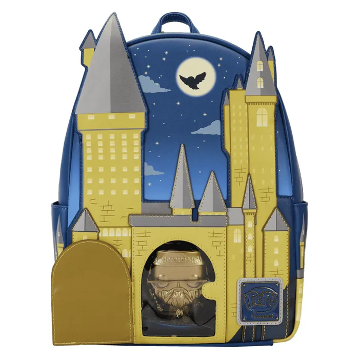 Limited Edition Hogwarts School Of Witchcraft And Wizardry Albus Dumbledore Pop and Bag Bundle Unisex Loungefly Backpacks