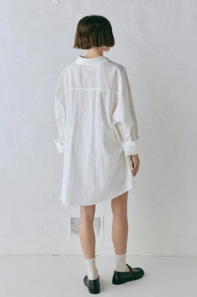 Long Sleeve Women VRG GRL June Shirt White