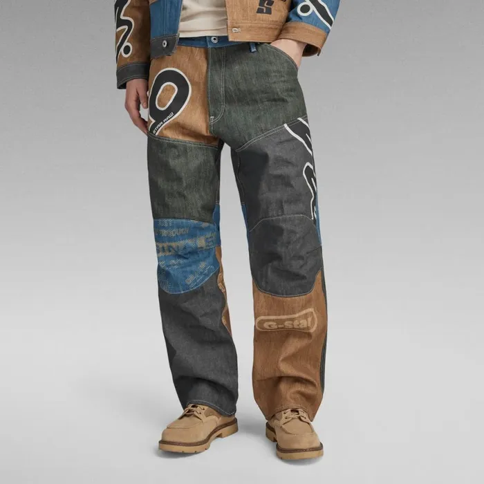 Loose MenWomen GStar RAW Premium E GStar Elwood 5620 Loose Jeans Motor Patchwork Loose MenWomen GStar RAW Premium E GStar Elwood 5620 Loose Jeans Motor Patchwork