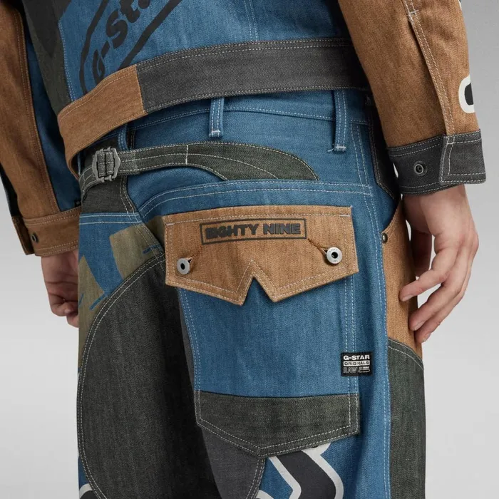 Loose MenWomen GStar RAW Premium E GStar Elwood 5620 Loose Jeans Motor Patchwork