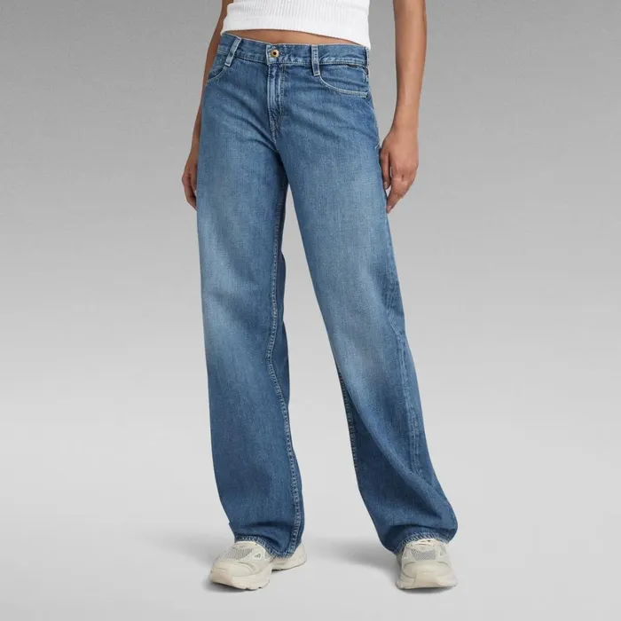 Loose Women GStar RAW Judee Low Waist Loose Jeans Faded Waterfront