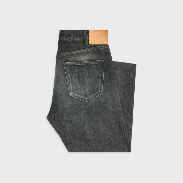Lou Jeans In Black Ice Rinse Denim Black Ice Rinse Men CELINE DENIM
