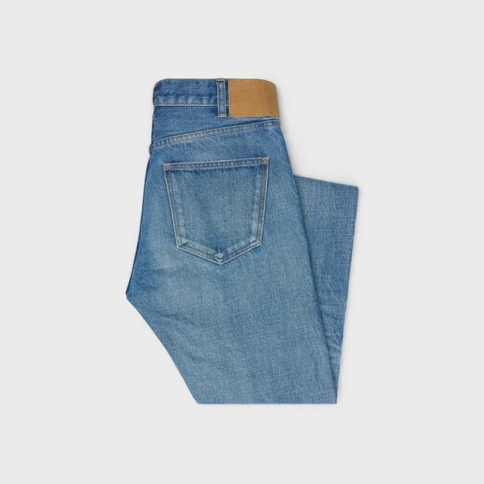 Lou Jeans In Vintage Union Wash Denim Vintage Union Wash Men CELINE DENIM