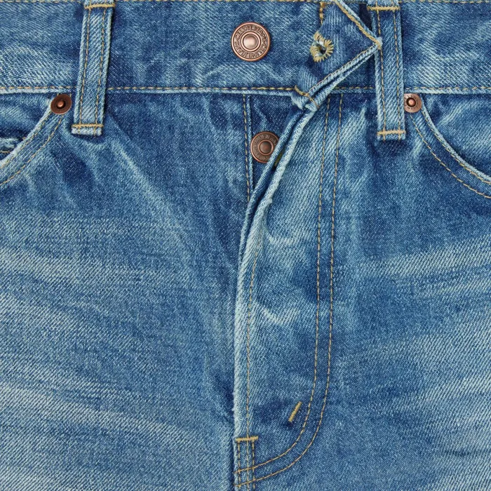 Lou Jeans In Vintage Union Wash Denim Vintage Union Wash Men CELINE DENIM