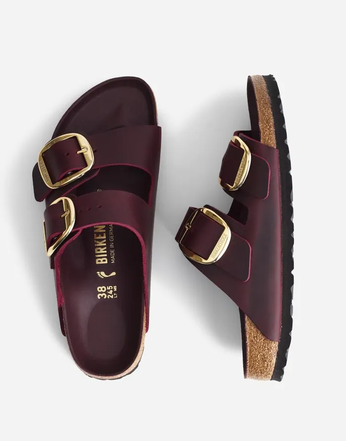 Madewell Birkenstock Big Buckle Arizona Sandals Zinfandel Women Sandals