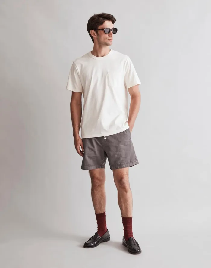 Madewell GarmentDyed Allday Crewneck Pocket Tee Lighthouse Men Tees