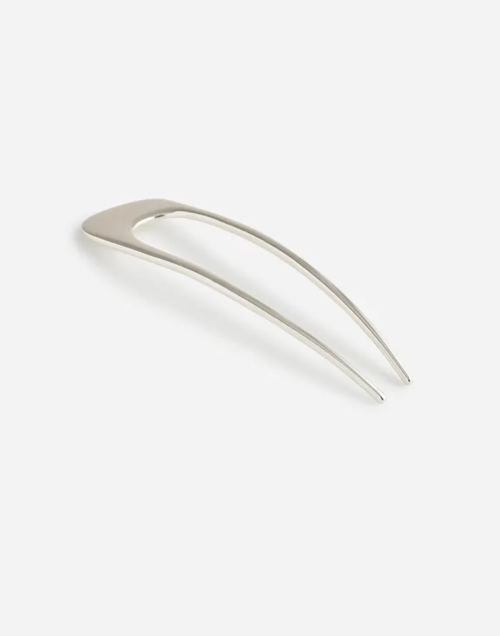 Madewell Organic French Hair Pin Light Silver Ox Women Hair Accessories