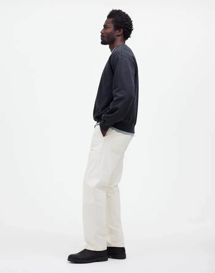 Madewell Relaxed Straight Workwear Pants Vintage Canvas Men Pants