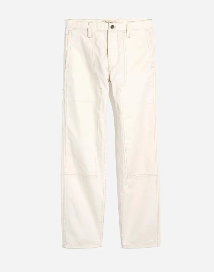 Madewell Relaxed Straight Workwear Pants Vintage Canvas Men Pants