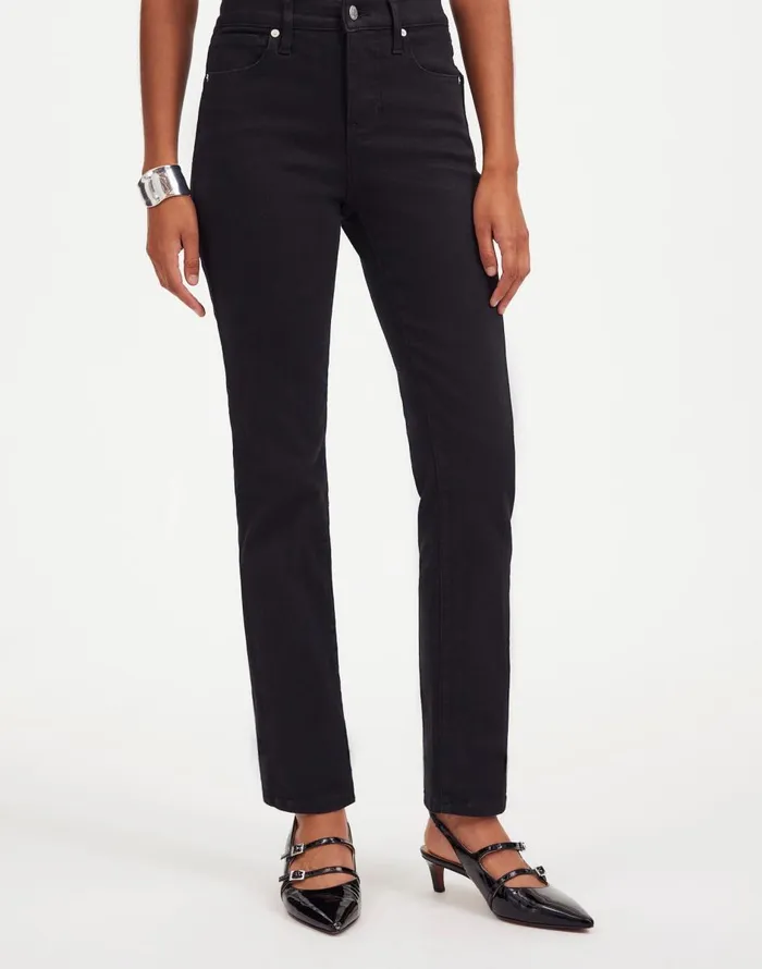 Madewell Stovepipe Jeans Black Rinse Wash Women Jeans