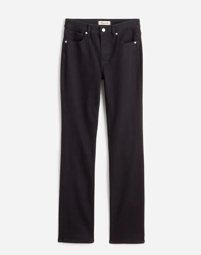Madewell Stovepipe Jeans Black Rinse Wash Women Jeans