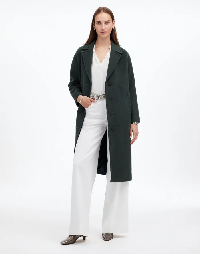 Madewell The Alonzo Coat Luxury Forest Women Coats Jackets