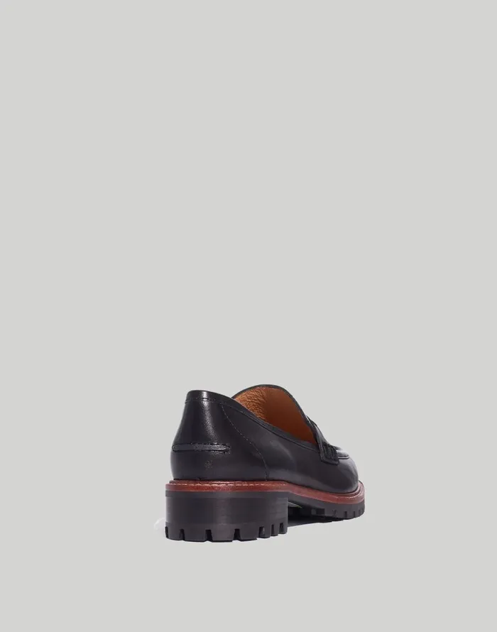 Madewell The Corinne Lugsole Loafer True Black Women Flats and Loafers
