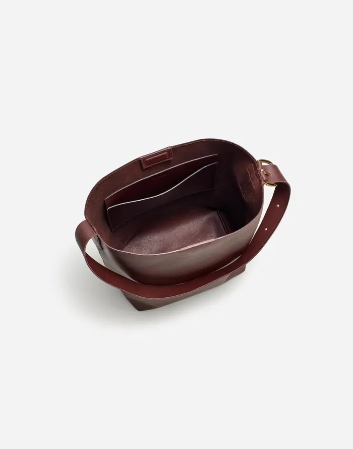 Madewell The Essential Bucket Tote Chocolate Raisin Women Bags
