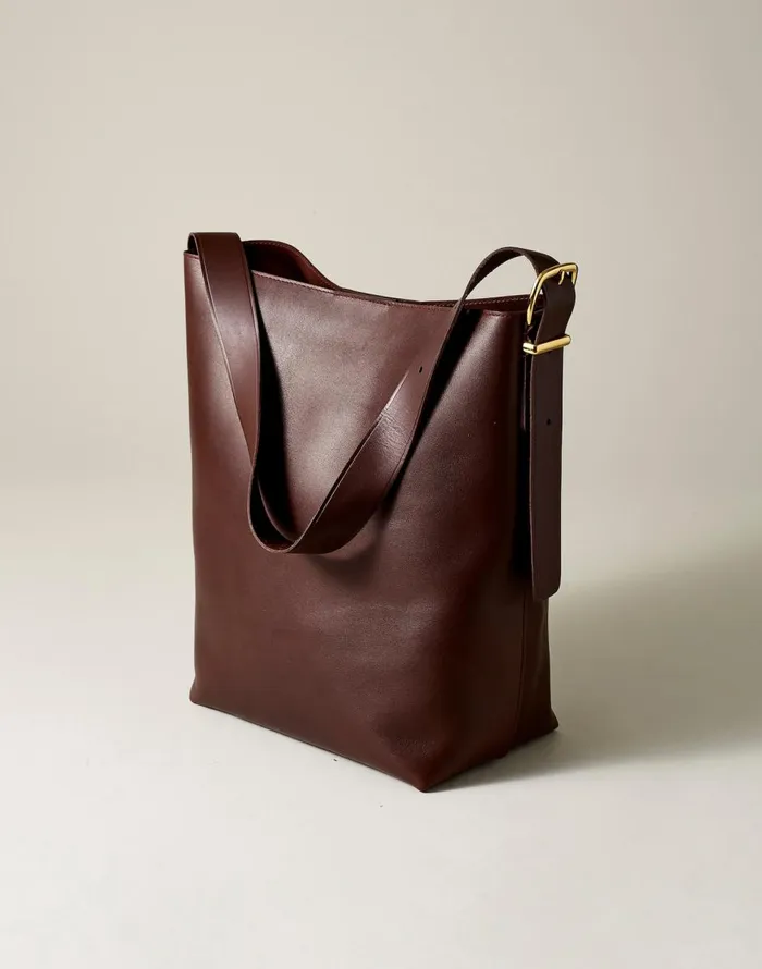 Madewell The Essential Bucket Tote Chocolate Raisin Women Bags