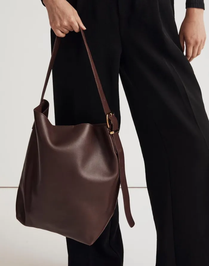 Madewell The Essential Bucket Tote Chocolate Raisin Women Bags