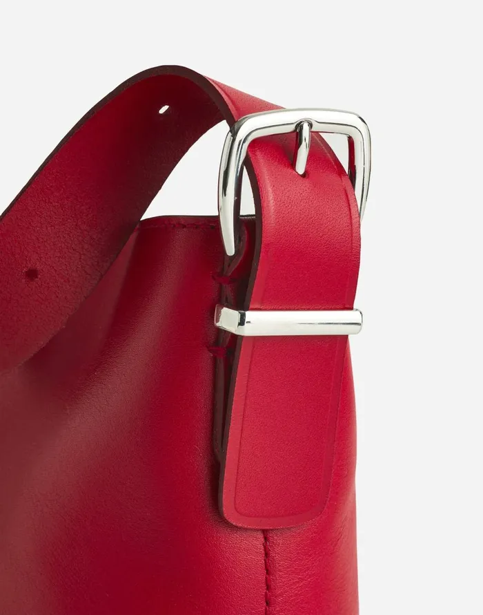 Madewell The Essential Micro Bucket Tote Bright Ember Women Bags