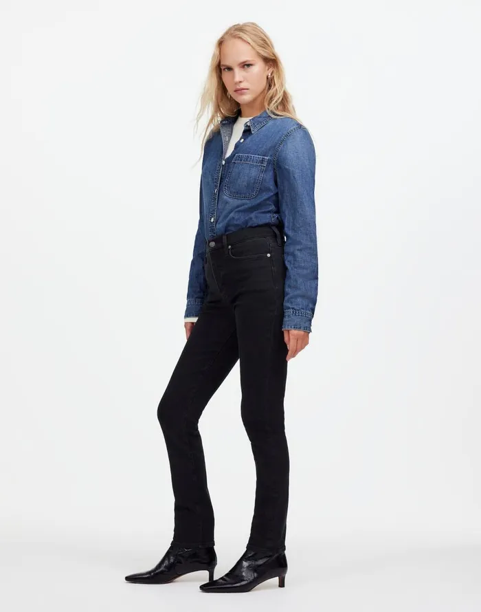 Madewell The Perfect Vintage Jean Black Frost Women Jeans