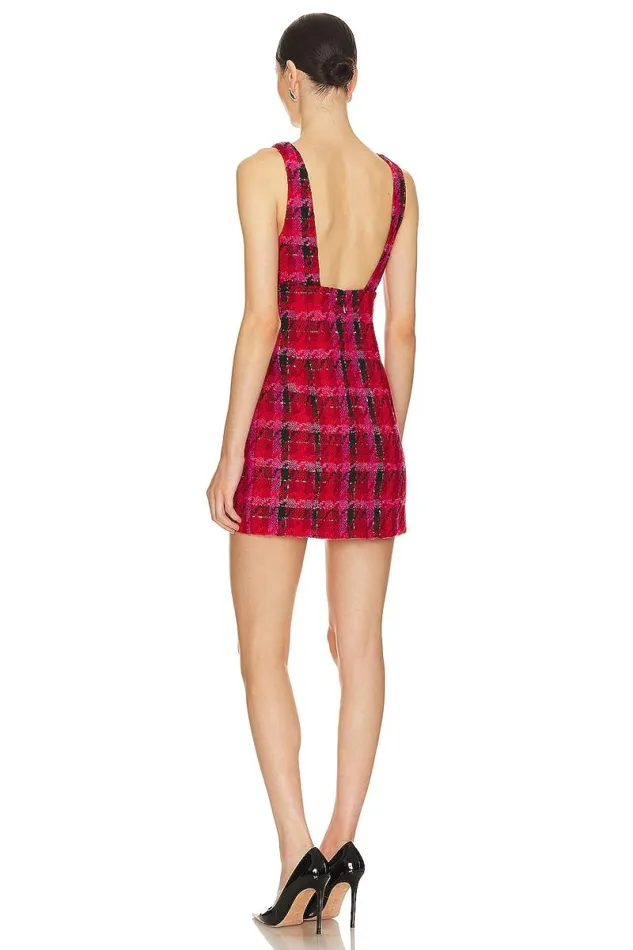 Madix Mini Dress Black and Red Women Lovers and Friends Dresses