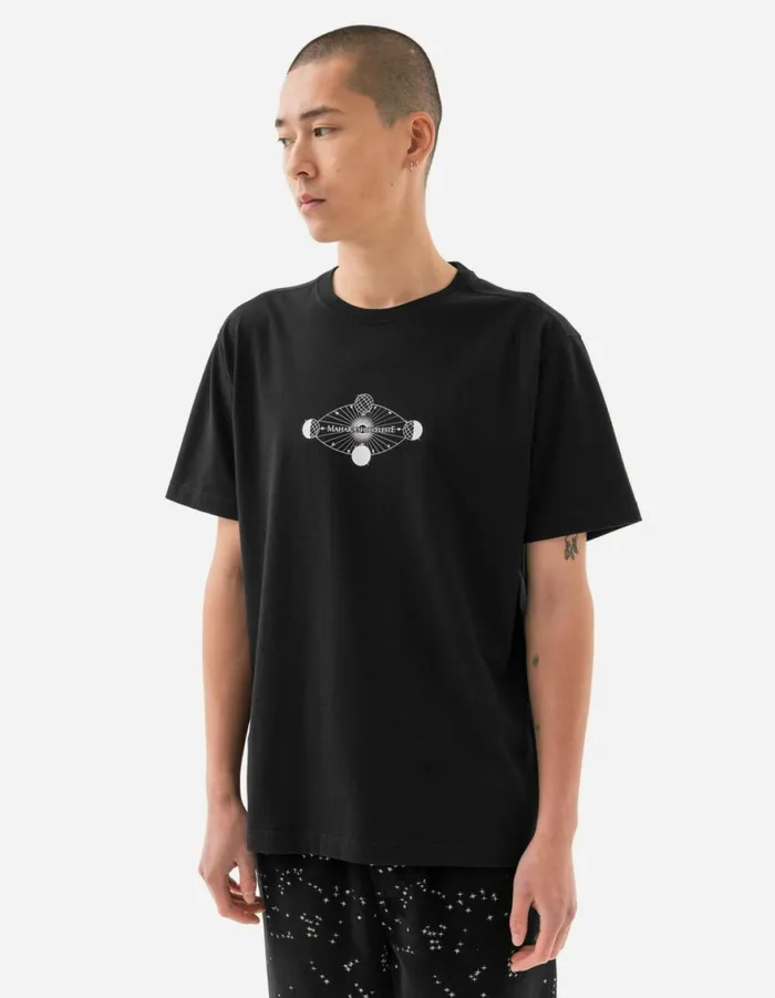 Maharishi Short Sleeve TShirts 1457 Celeste Third Eye TShirt Black 8211 Men