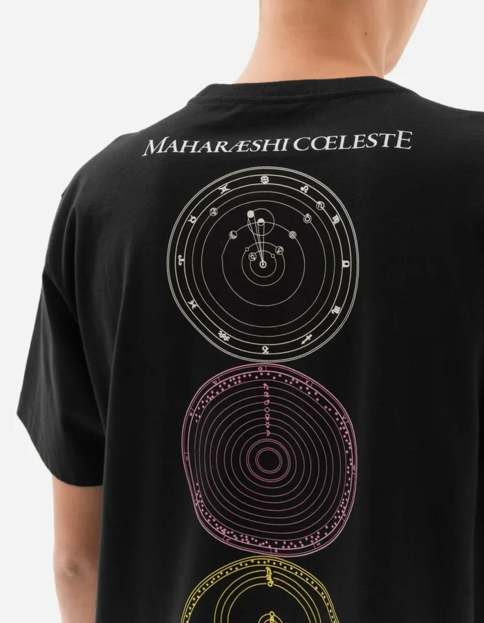 Maharishi Short Sleeve TShirts 1457 Celeste Third Eye TShirt Black 8211 Men
