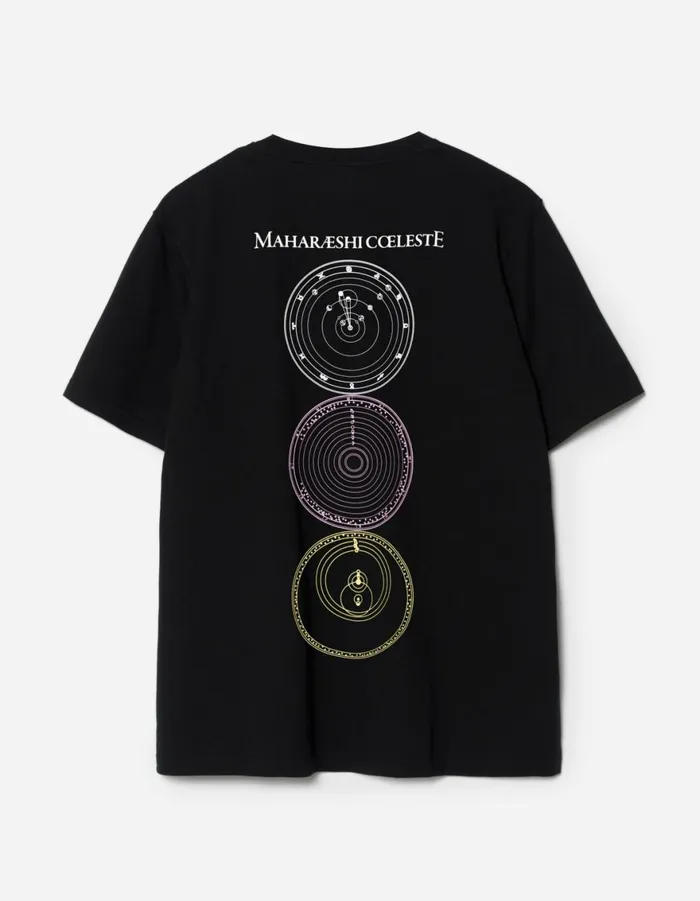 Maharishi Short Sleeve TShirts 1457 Celeste Third Eye TShirt Black 8211 Men