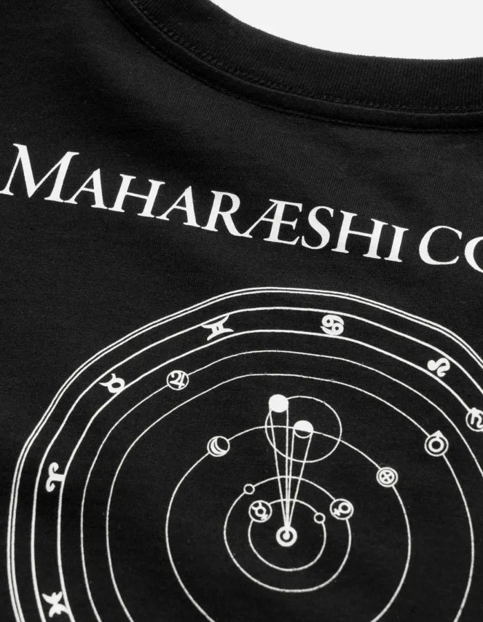 Maharishi Short Sleeve TShirts 1457 Celeste Third Eye TShirt Black 8211 Men