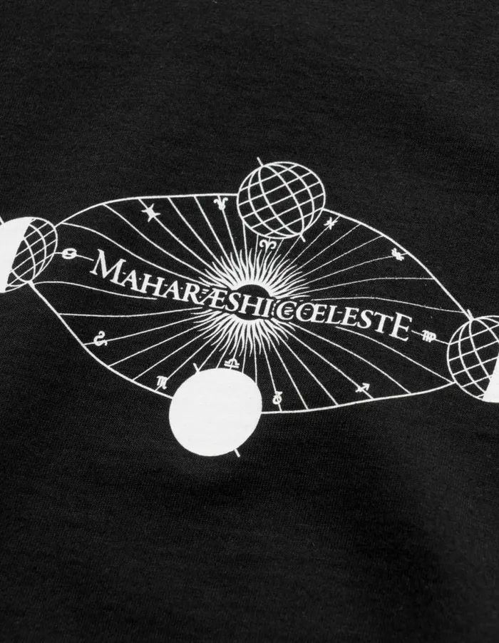 Maharishi Short Sleeve TShirts 1457 Celeste Third Eye TShirt Black 8211 Men