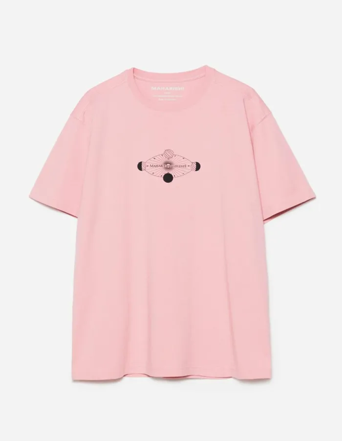 Maharishi Short Sleeve TShirts 1457 Celeste Third Eye TShirt Pink 8211 Men