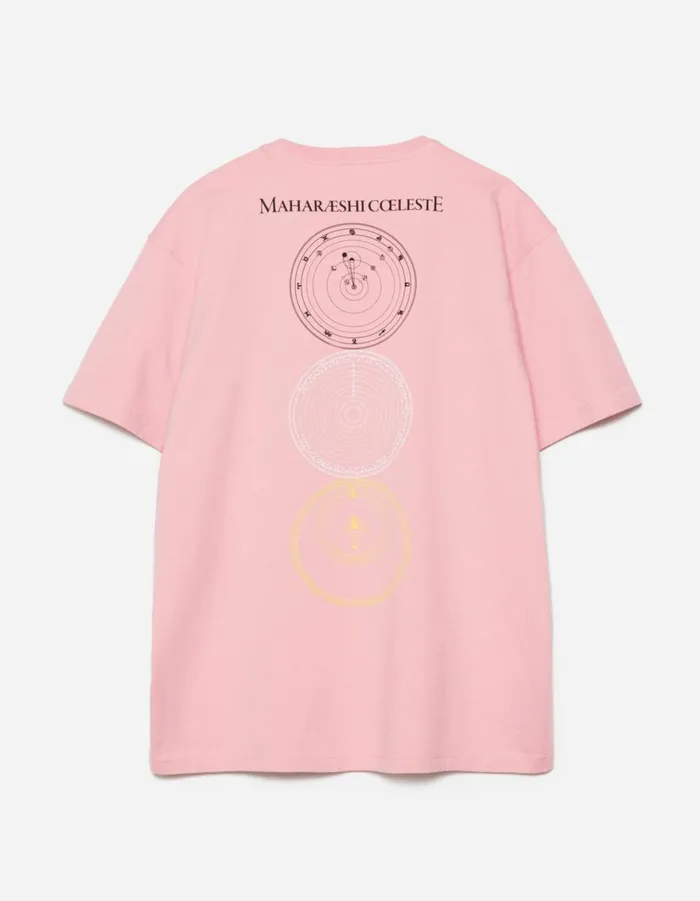 Maharishi Short Sleeve TShirts 1457 Celeste Third Eye TShirt Pink 8211 Men
