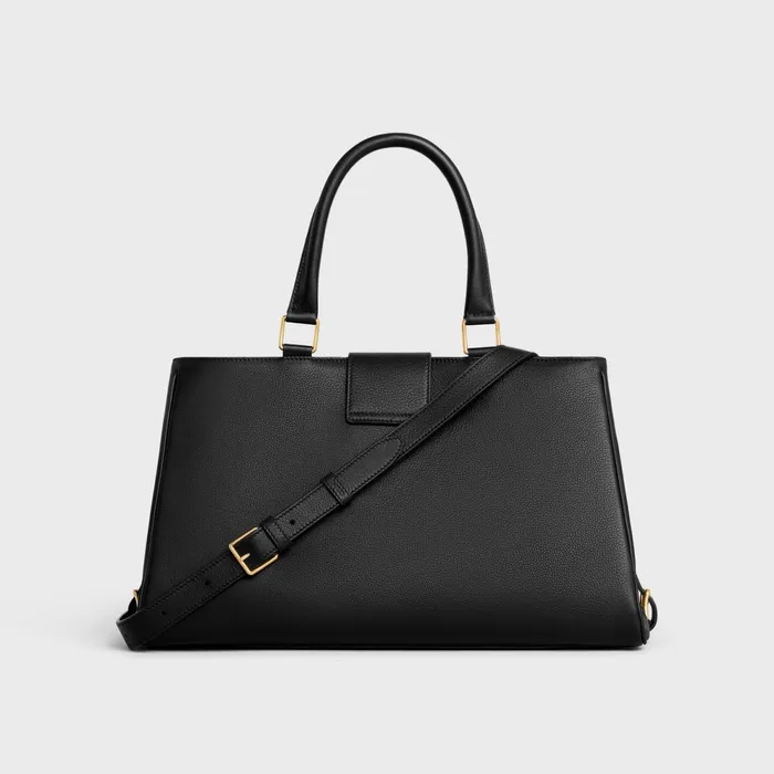 Medium Appoline Bag In Supple Calfskin Black Women CELINE MORE LINES Medium Appoline Bag In Supple Calfskin Black Women CELINE MORE LINES