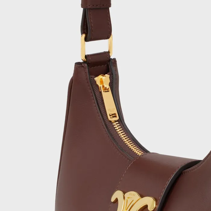 Medium Ava Triomphe Bag In Smooth Calfskin Chestnut Women CELINE AVA TRIOMPHE Medium Ava Triomphe Bag In Smooth Calfskin Chestnut Women CELINE AVA TRIOMPHE