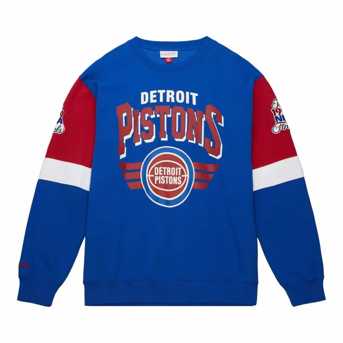 Men039s Hoodies and Sweatshirts Mitchell and Ness All Over Crew 30 Detroit Pistons Men039s Hoodies and Sweatshirts Mitchell and Ness All Over Crew 30 Detroit Pistons