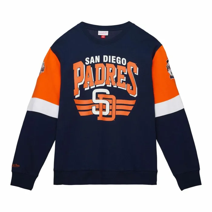 Men039s Hoodies and Sweatshirts Mitchell and Ness All Over Crew 30 San Diego Padres Men039s Hoodies and Sweatshirts Mitchell and Ness All Over Crew 30 San Diego Padres