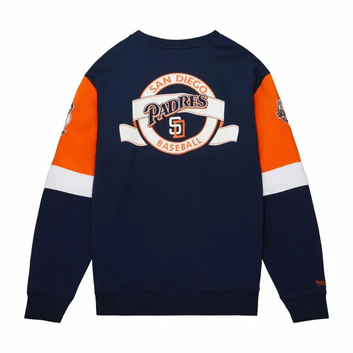 Men039s Hoodies and Sweatshirts Mitchell and Ness All Over Crew 30 San Diego Padres Men039s Hoodies and Sweatshirts Mitchell and Ness All Over Crew 30 San Diego Padres