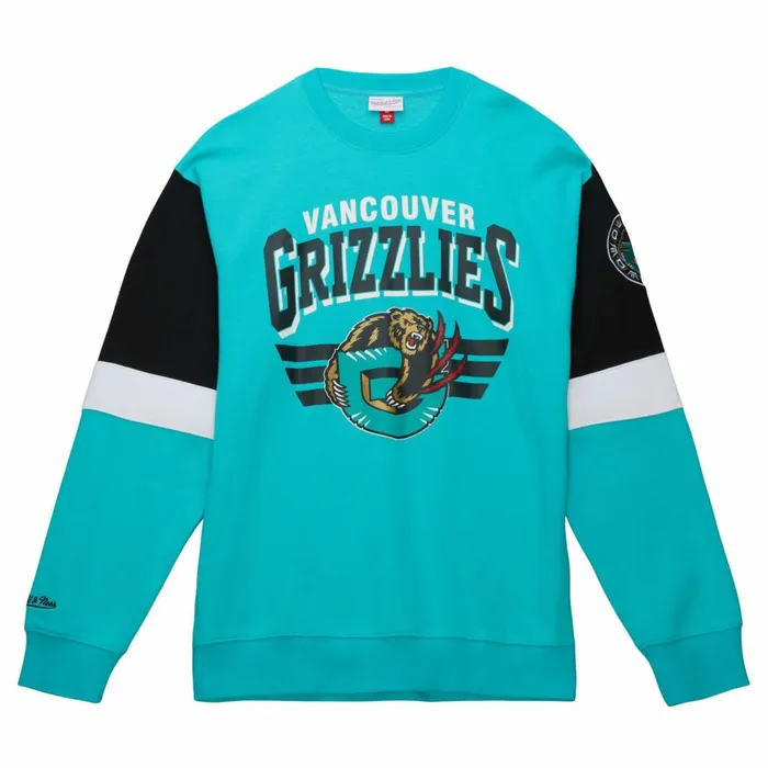 Men039s Hoodies and Sweatshirts Mitchell and Ness All Over Crew 30 Vancouver Grizzlies Men039s Hoodies and Sweatshirts Mitchell and Ness All Over Crew 30 Vancouver Grizzlies