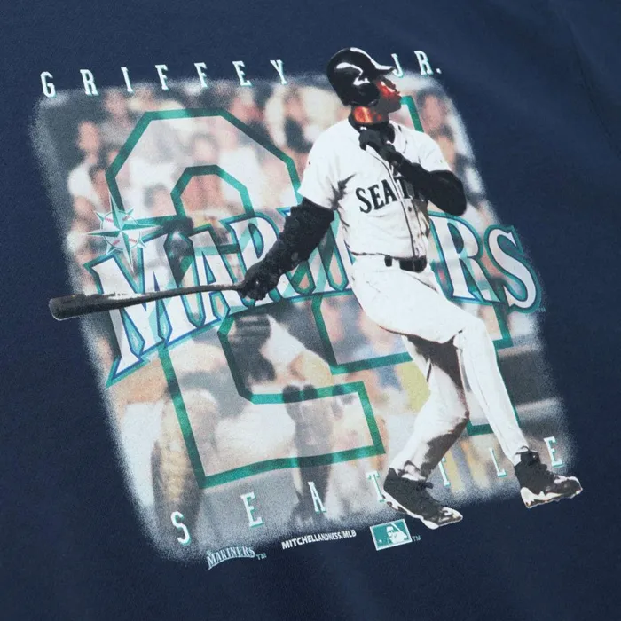 Men039s Hoodies and Sweatshirts Mitchell and Ness Crew Seattle Mariners Ken Griffey Jr Men039s Hoodies and Sweatshirts Mitchell and Ness Crew Seattle Mariners Ken Griffey Jr